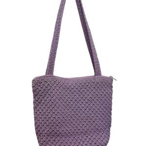Purple Woven Women's Bag